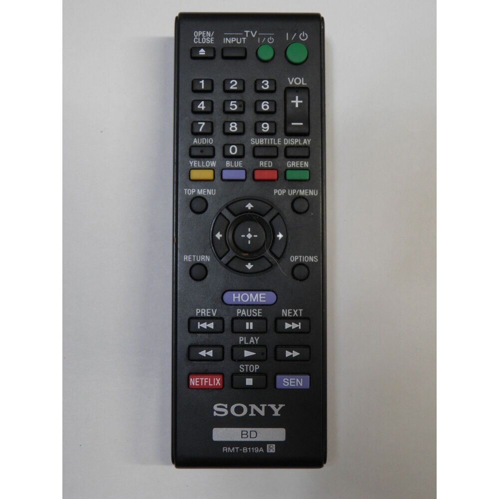 Sony RMT-B115A Remote Control for BDP-S480 BDP-S2100 BDP-S280 BDP-S580 BDP-S380
